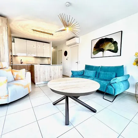 Apartment Riviera - Superbe 3 Pieces Avec Terrasse Plein Sud Et Parking Ac- La Terrasse Du Jardin Du Ray